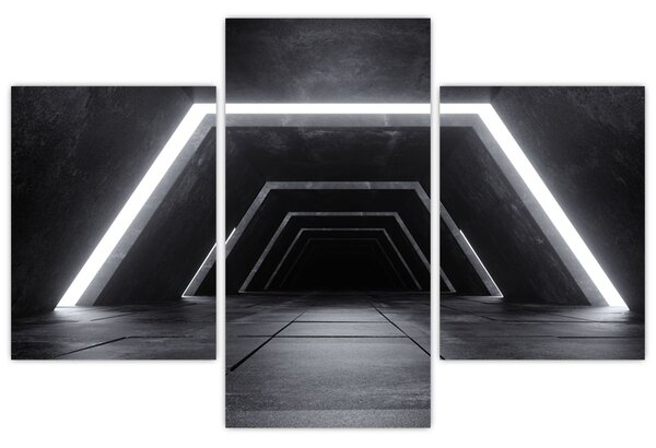 Obraz - Futuristický tunel (90x60 cm)