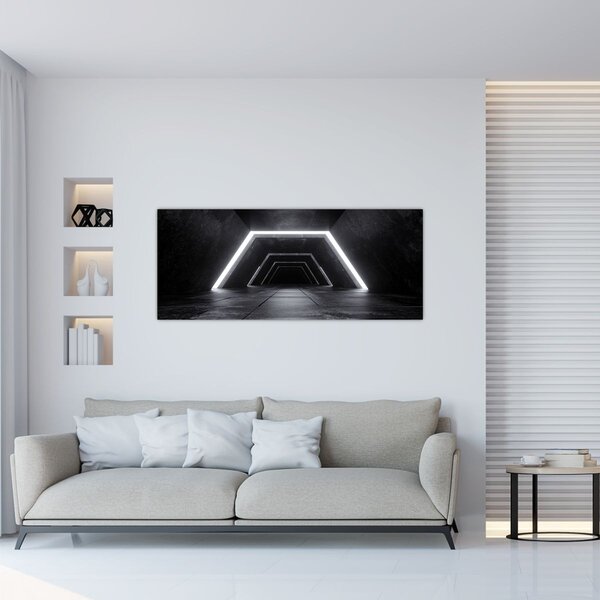 Obraz - Futuristický tunel (120x50 cm)