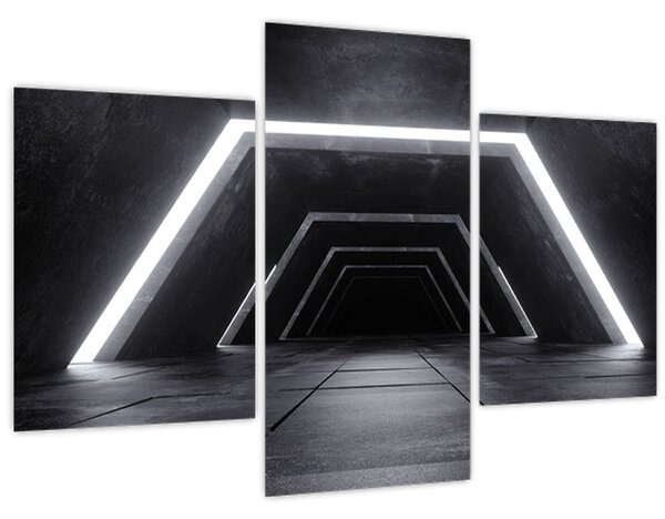 Obraz - Futuristický tunel (90x60 cm)