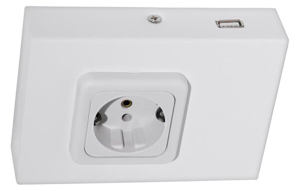 Eglo 94665 - Podlinková zásuvka SCHUKO vr.USB TAXANO