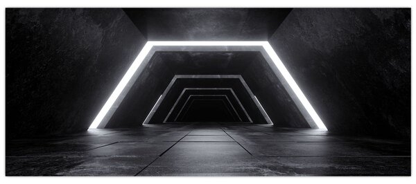 Obraz - Futuristický tunel (120x50 cm)