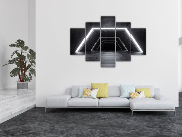 Obraz - Futuristický tunel (150x105 cm)