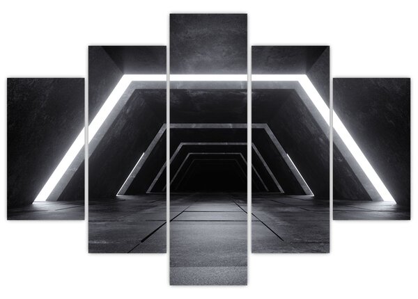 Obraz - Futuristický tunel (150x105 cm)