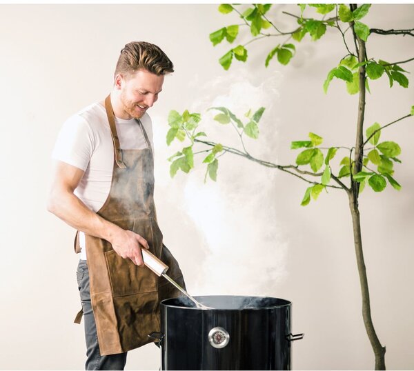 Kožená vonkajšia zástera Esschert Design Barbecue