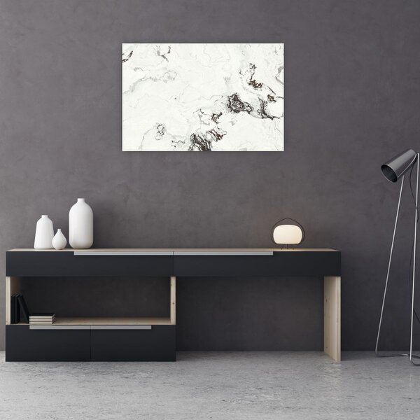 Obraz - Biely mramor (90x60 cm)