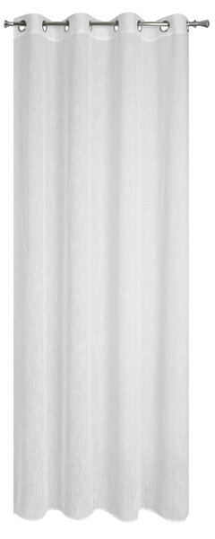 ZÁCLONA NA KRÚŽKOCH CARLA 140X250 CM BIELA