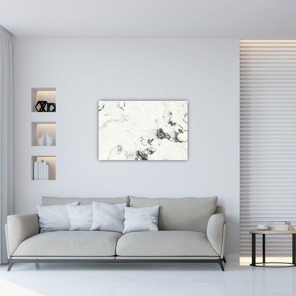 Obraz - Biely mramor (90x60 cm)