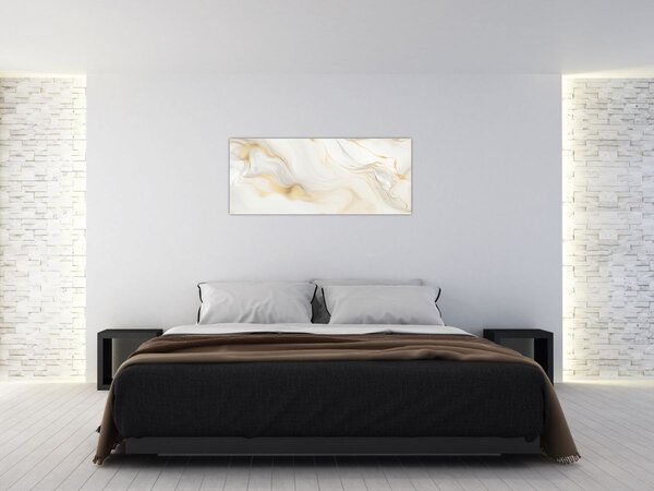 Obraz - Abstrakcia s dekorom (120x50 cm)