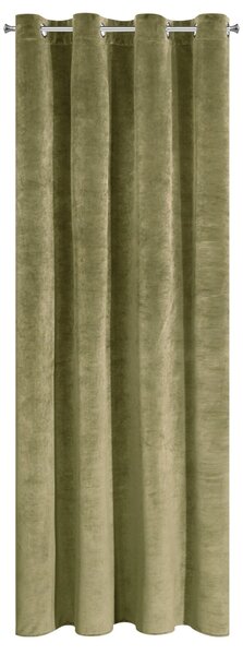 ZATEMŇOVACÍ ZÁVES NA KRÚŽKOCH RIA 140X250 CM OLIVOVÁ