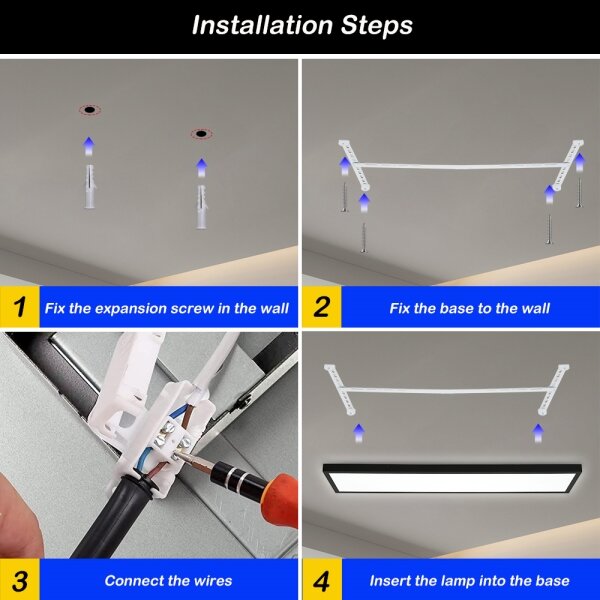 Brilagi-LED Stmievateľné kúpeľňové svietidlo FRAME SMART LED/50W/230V IP44 čierna+DO