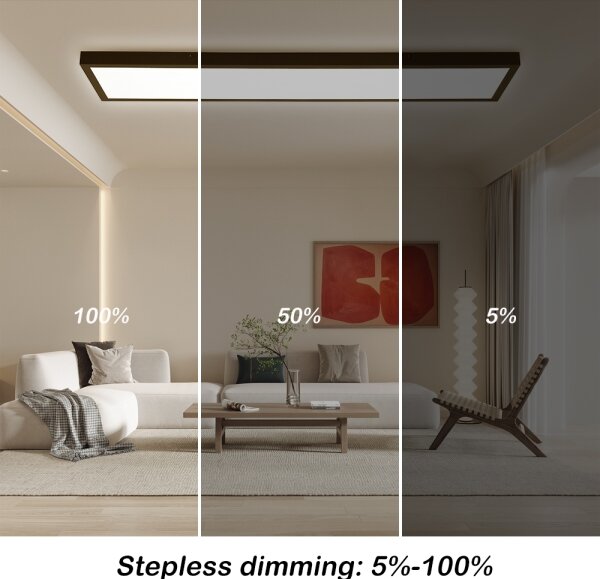 Brilagi-LED Stmievateľné kúpeľňové svietidlo FRAME SMART LED/50W/230V IP44 čierna+DO