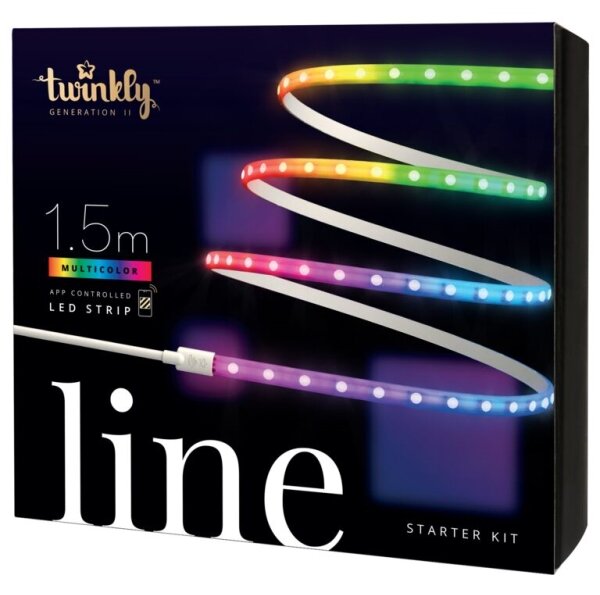Twinkly TWL100STW-WEU - LED RGB Stmievateľný pásik LINE 100xLED 1,5 m Wi-Fi
