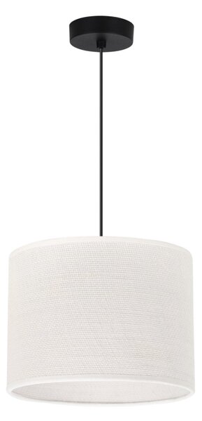 Závesné svietidlo Juta, 1x biele jutové tienidlo, (fi 20cm), b