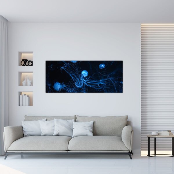 Obraz - Medúzy (120x50 cm)