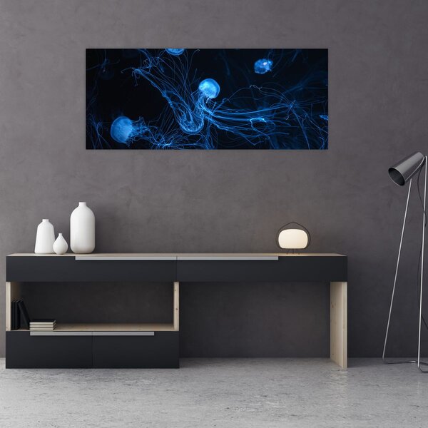 Obraz - Medúzy (120x50 cm)