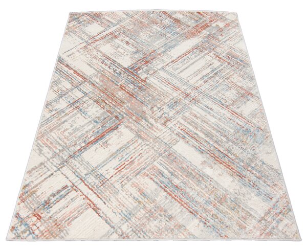 TA Koberec G505C WHITE/SALMON PORTLAND HIK Biely Obdĺžnikový Rozmer: 80x150 cm