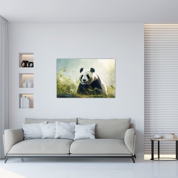 Obraz - Panda (90x60 cm)