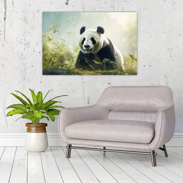 Obraz - Panda (90x60 cm)
