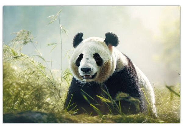 Obraz - Panda (90x60 cm)