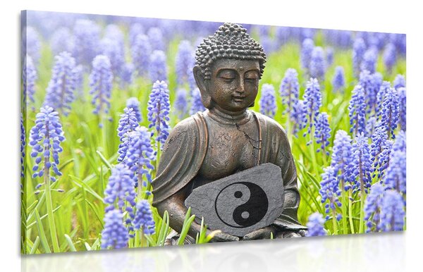 Obraz jin a jang Budha