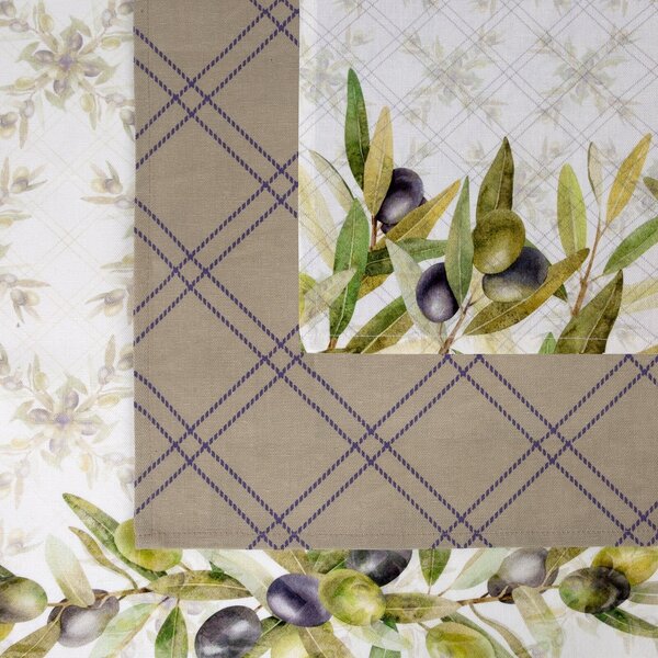 KUCHYNSKÁ UTIERKA OLIVE SADA 3 KS 50X75 CM VZOROVANÉ