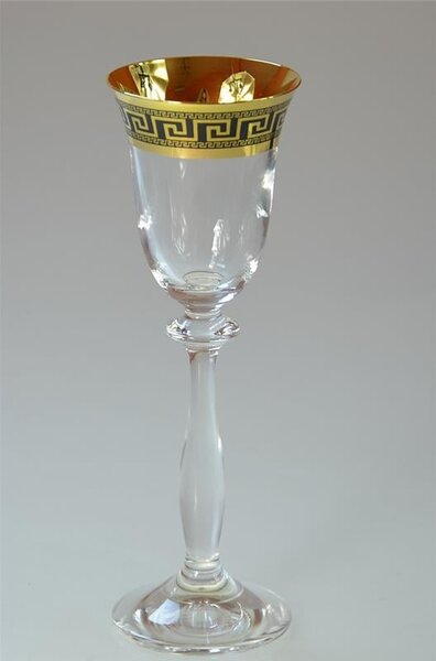BOHEMIA ANGELA VERSO GOLD POHÁR NA DESTILÁTY 60 ML SADA 6 KS