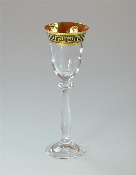 BOHEMIA ANGELA VERSO GOLD POHÁR NA DESTILÁTY 60 ML SADA 6 KS