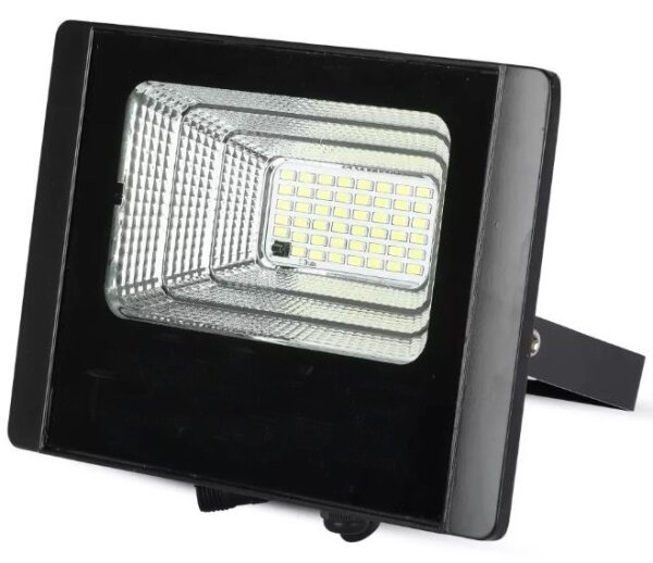 LED Stmievateľný solárny reflektor LED/12W/3,2V 6000K IP65 + diaľkové ovládanie