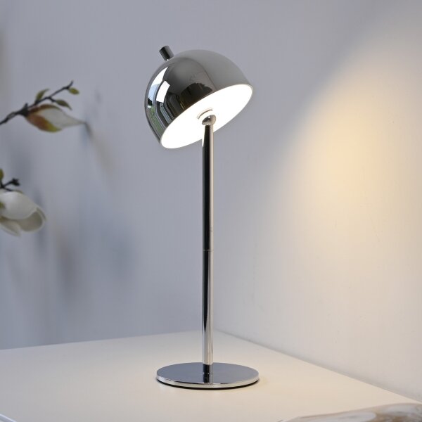 Schöner Wohnen 19244-17 - LED stmievateľná stolová lampa BELLIS LED/2,5W/5V IP54 chróm