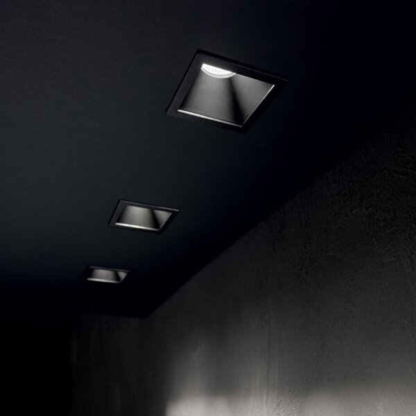 Ideal Lux - LED podhľadové svietidlo GAME TRIM LED/11W/230V 8,4x8,4 cm IP40 čierna
