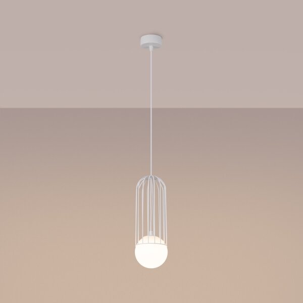 Sollux SL.1331 - Luster na lanku BRINA 1xG9/8W/230V biela