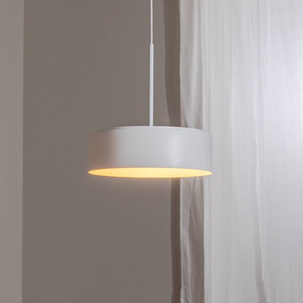 BEGA LED závesné svietidlo Studio Line, Ø 36 cm, bielo-zlaté, DALI, Biela / opálová, Obývacia izba / jedáleň, Hliník, Závesné svietidlo