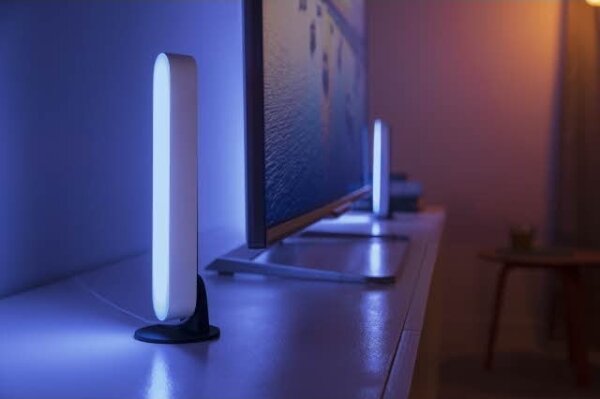 Philips - SADA 2x LED RGB Stmievateľná stolná lampa Hue AMBIANCE LED/6W/230V biela