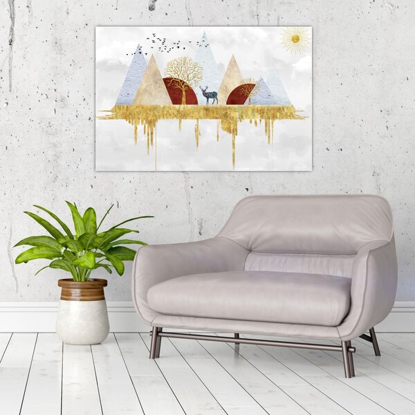 Obraz - Dekor (90x60 cm)