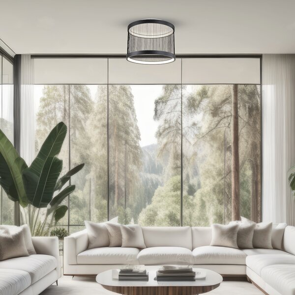 Stropné LED svietidlo Guarda, 1x LED 43w, 4000k, b