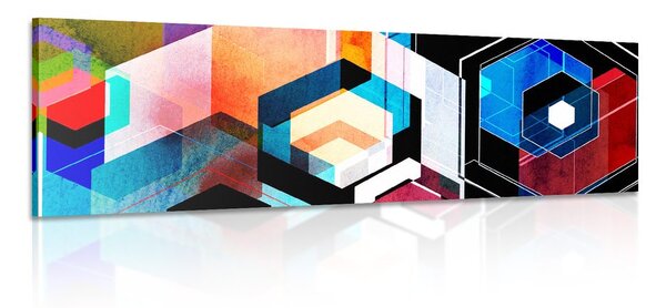 Obraz futuristická geometria