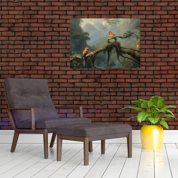 Obraz - Tropický les (70x50 cm)