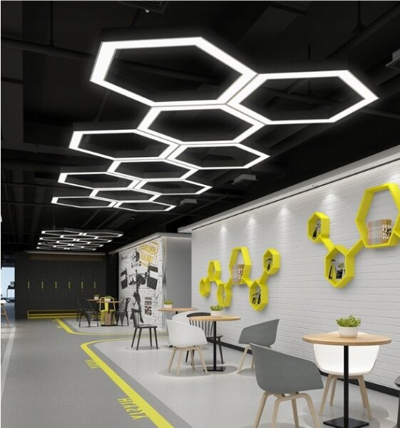 LED luster na lanku LED/20W/230V, čierny