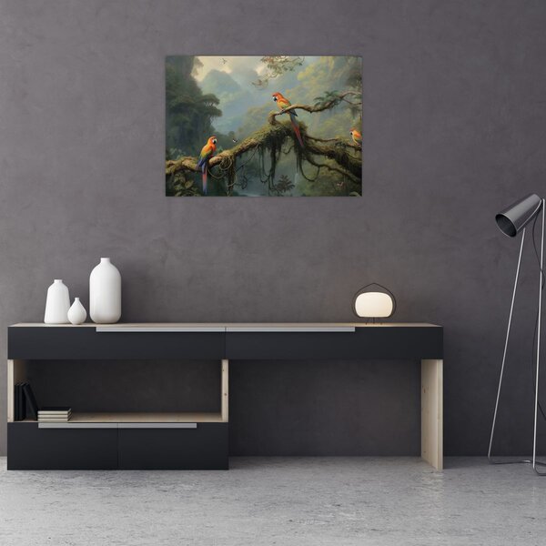 Obraz - Tropický les (70x50 cm)