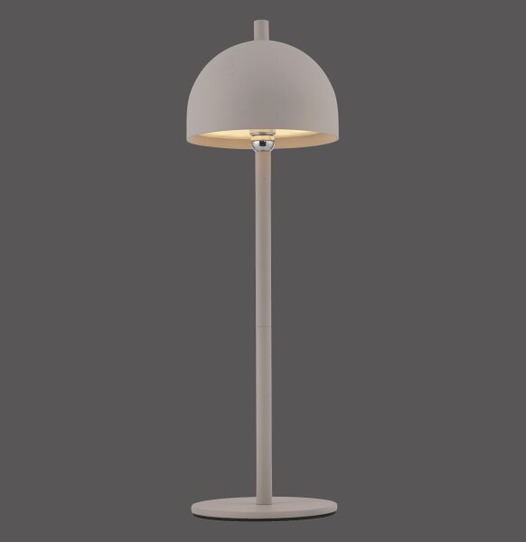 Schöner Wohnen 19244-39 - stmievateľná LED stolová lampa BELLIS LED/2,5W/5V IP54 sivá