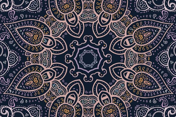Obraz Mandala s indickým motívom