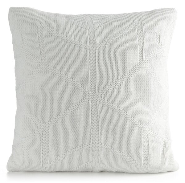 VIANOČNÁ DEKORAČNÁ OBLIEČKA NA VANKÚŠ CROCHET6 45X45 CM BIELA