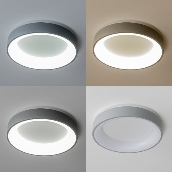 Brilagi - LED stmievateľné stropné svietidlo LED/40W/230V 3000-6500K sivá + DO
