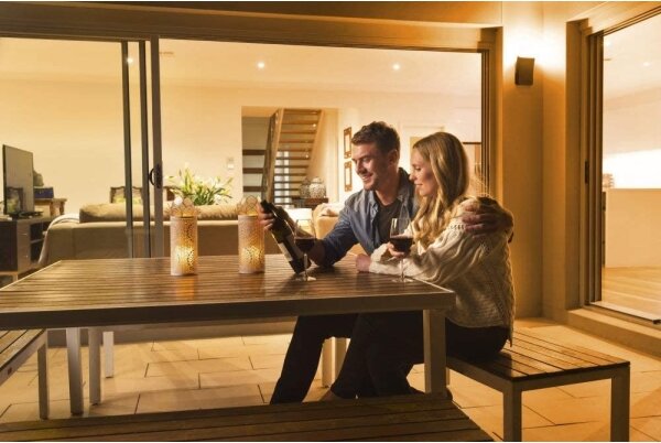 Ledvance - LED RGBW Vonkajšie svietidlo SMART+ CURVE LED/9W/230V IP44 Wi-Fi
