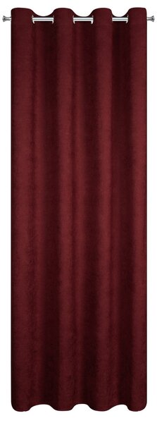 ZÁVES NA KRÚŽKOCH ADA 140X250 CM BORDOVÁ