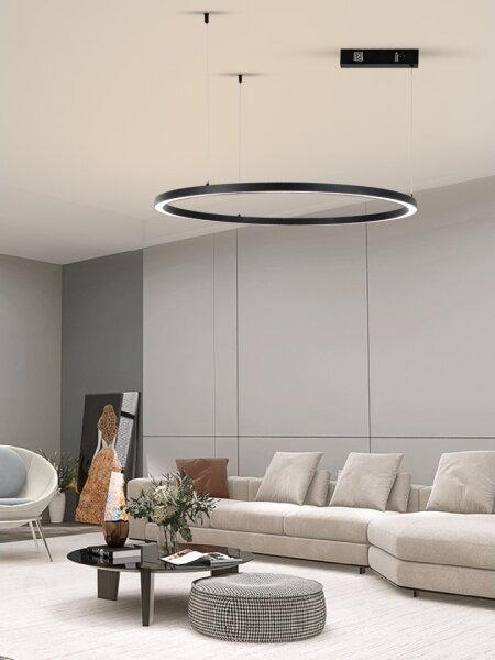 Immax NEO 07215L-LED Stmievateľný luster na lanku FINO 60W/230V 80cm čierna Tuya+DO