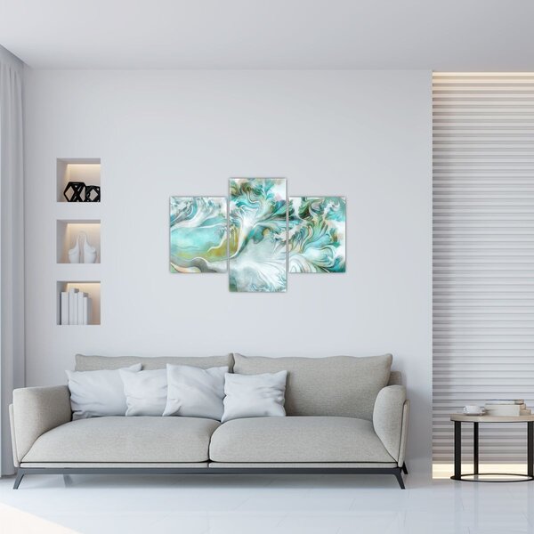 Obraz - Maľba abstraktných vzorov (90x60 cm)