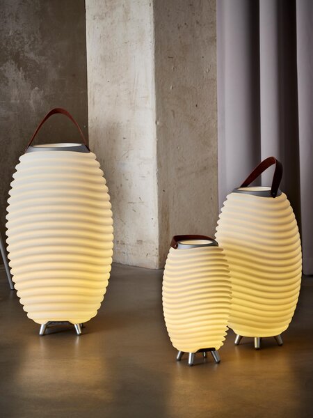 Prenosná stmievateľná záhradná LED lampa s reproduktorom Synergy S