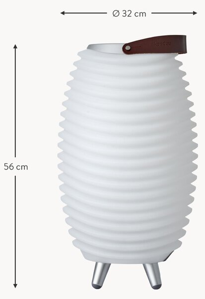Prenosná stmievateľná záhradná LED lampa s reproduktorom Synergy S