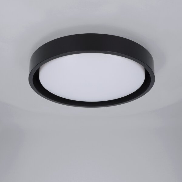 Brilagi - LED stropné svietidlo MATTEO LED/24W/230V priemer 31 cm čierna